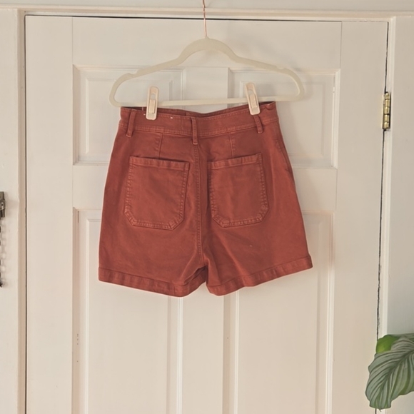 LOFT Welt Pocket Denim Jean High Rise Shorts - Picture 3 of 6